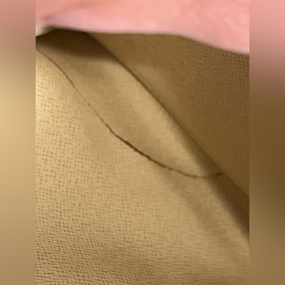 Louis Vuitton Sarah Cream and Gray Long wallet - Picture 14 of 15